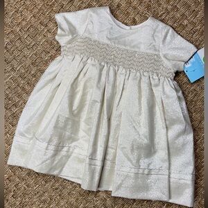 NWT anavini gold skocked dress